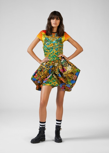 Rochie Mini Versace Versace Mixed Print Dama | KWTFESV-23